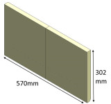 ASPS08015 PARKRAY Rear Brick  |  Aspect 8 (Eco) 